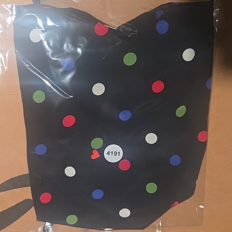 Kasper ASL Vintage Polka Dot Blouse, Black Multi Color Top, Women's Size 6 - Thumbnail 7