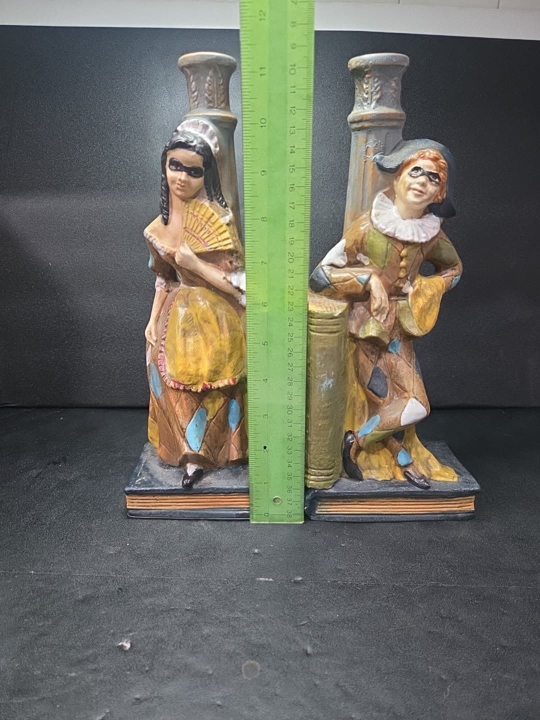 Harlequin Mask Mardi Gras Decanters, Bookend Gimignano Borghini, Lacrima Christi - Thumbnail 9