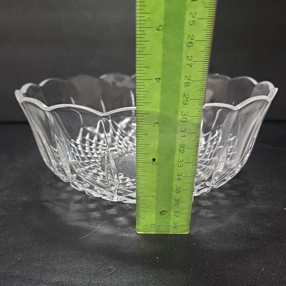 RCR Lead Crystal Bowl, Vintage Opera Collection Dish, Replacement Centerpiece - Thumbnail 6
