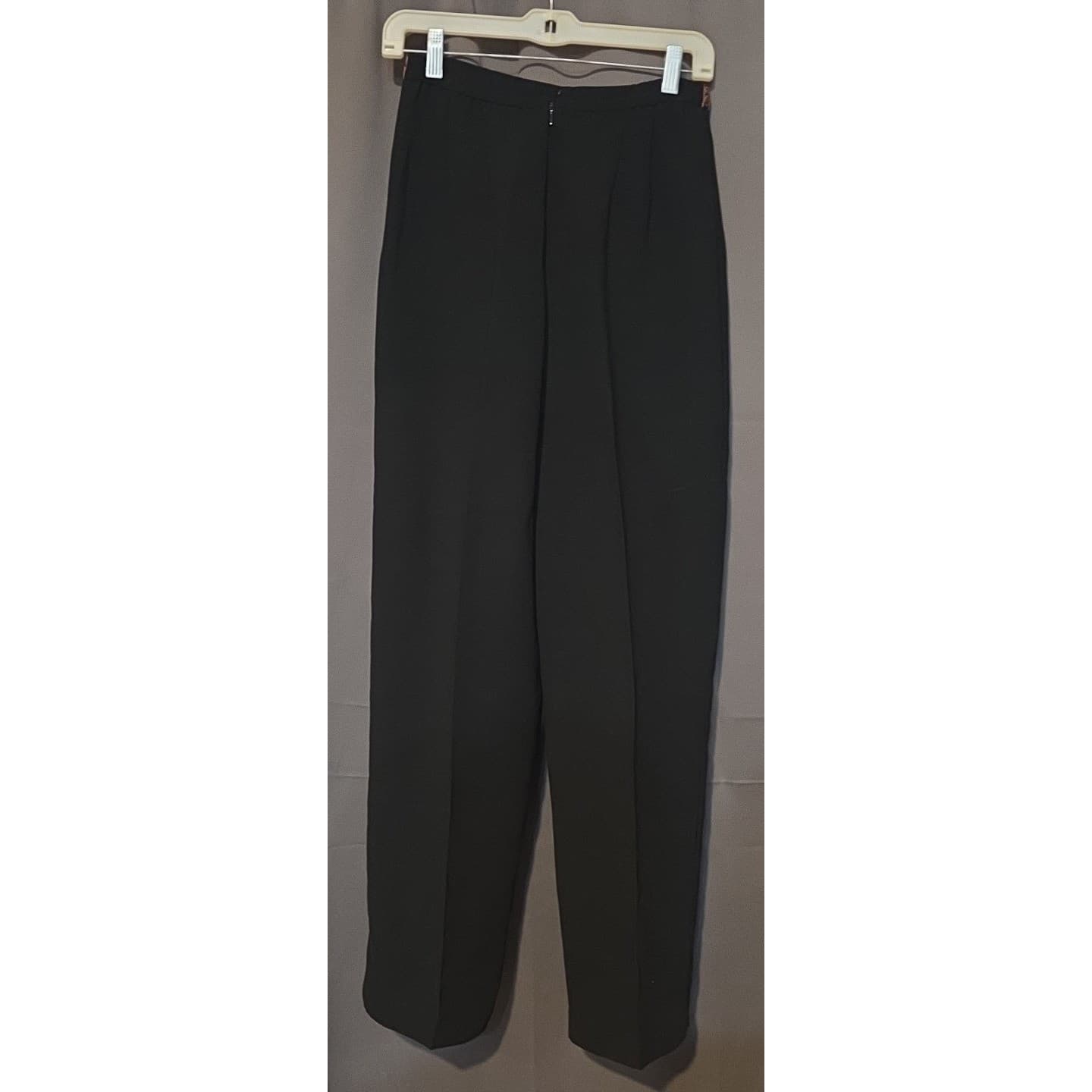 Jessica Howard Womens 2 Piece Pant Suit Set, Black Embroidered Trim, Size 6 - Thumbnail 7