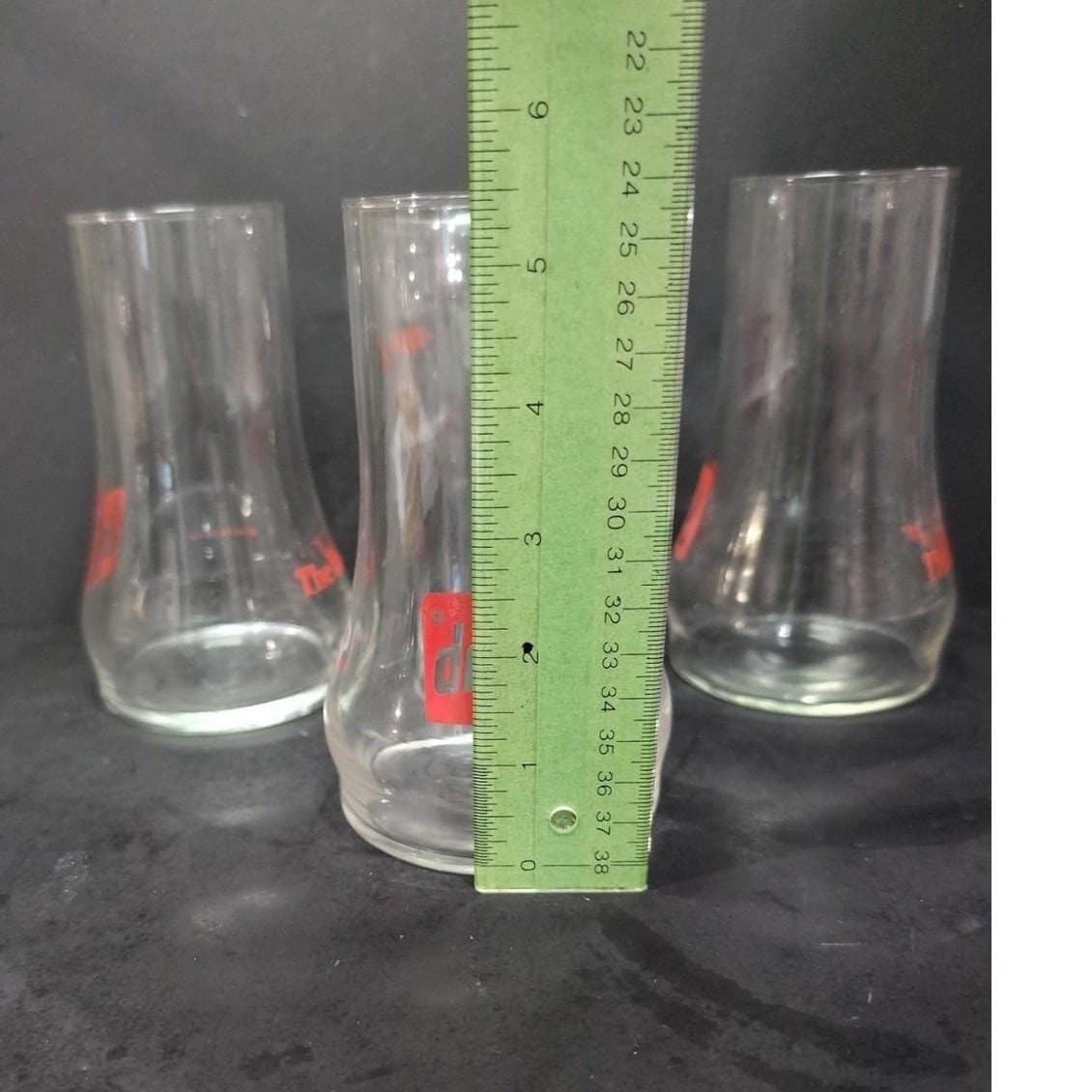 Seven Up Upside Down Bell Glasses, Set of 4, Vintage Soda Tumblers, Drinkware - Thumbnail 9