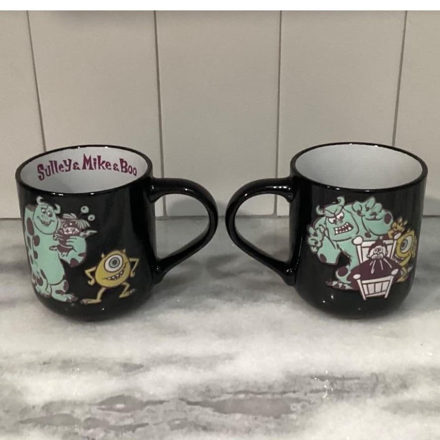 Disney Pixar Monsters, Inc. Sulley Mike & Boo Coffee Cups, Set of 2 Double Sided - Thumbnail 11