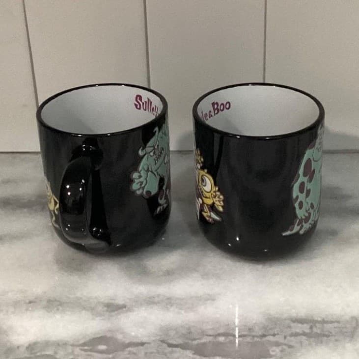 Disney Pixar Monsters, Inc. Sulley Mike & Boo Coffee Cups, Set of 2 Double Sided - Thumbnail 10