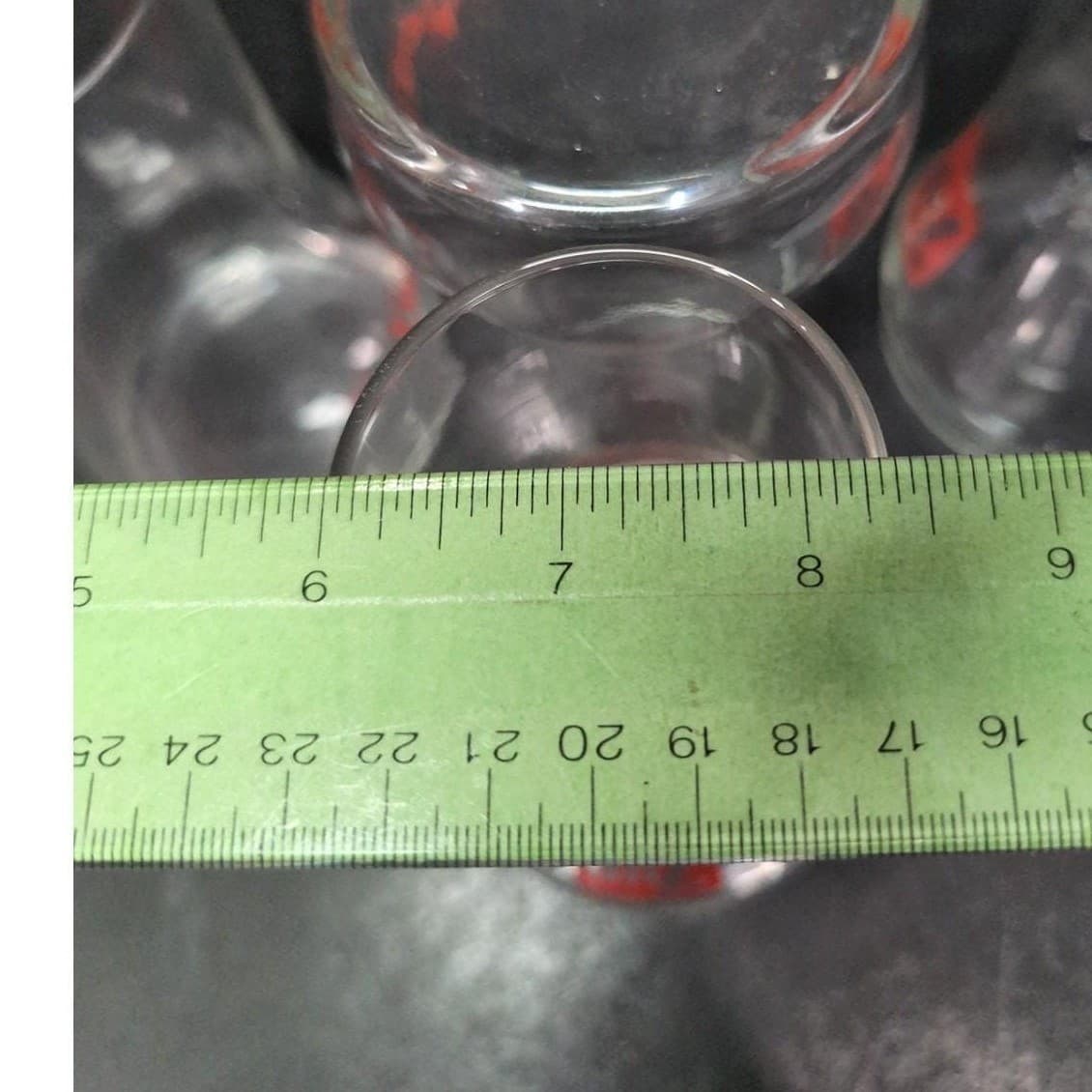 Seven Up Upside Down Bell Glasses, Set of 4, Vintage Soda Tumblers, Drinkware - Thumbnail 10
