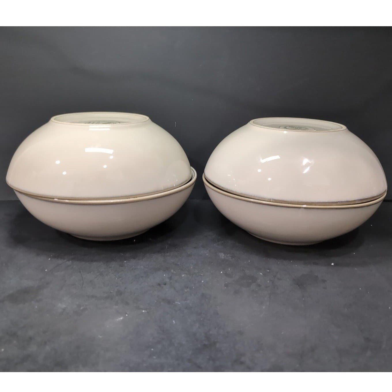 Florida Marketplace Bamboo Design Cereal Bowls, Set of 4, Vintage Dinnerware - Thumbnail 8