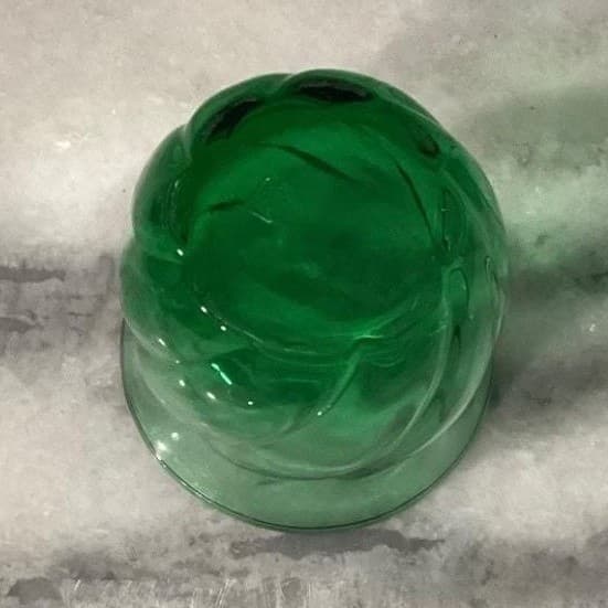 Anchor Hocking Emerald Green Lowball Tumblers, Set of 2, Vintage Rocks Glasses - Thumbnail 6