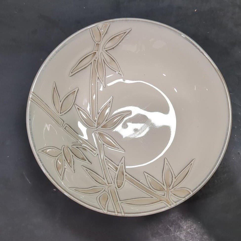 Florida Marketplace Bamboo Design Cereal Bowls, Set of 4, Vintage Dinnerware - Thumbnail 3