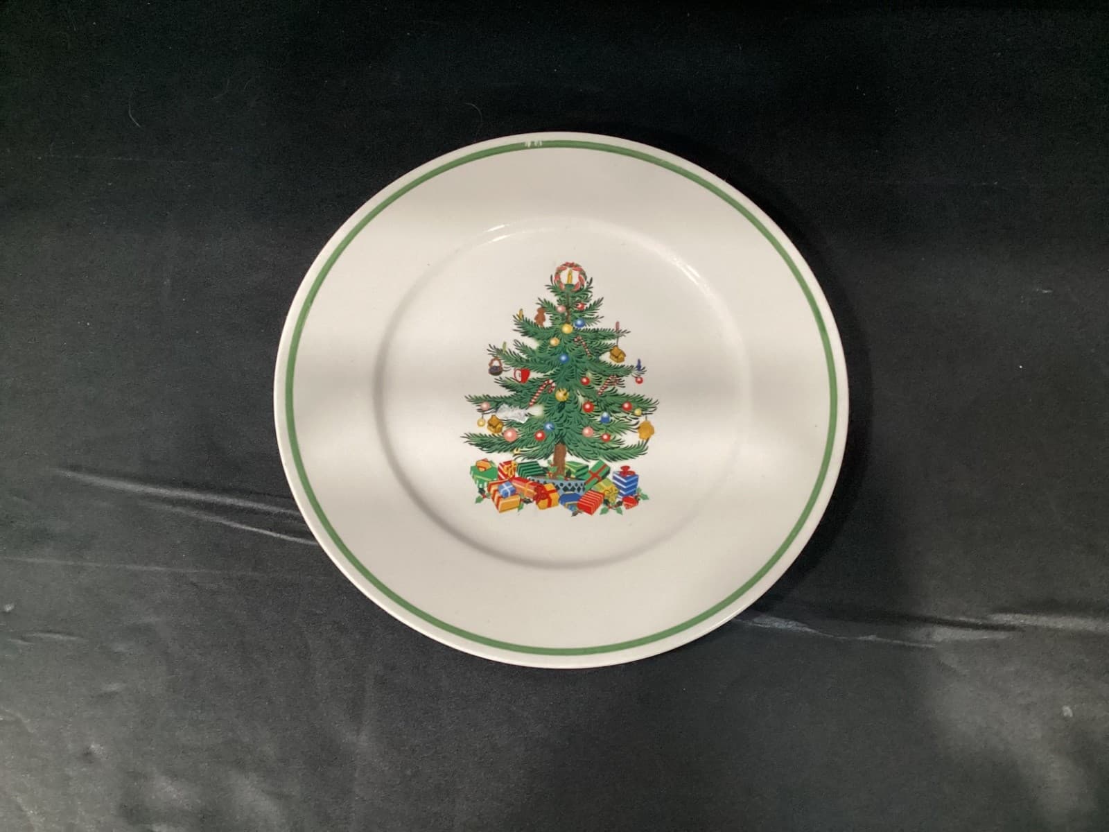 Badcock Christmas Tree Dinner Plate Holiday Dinnerware - Thumbnail 2