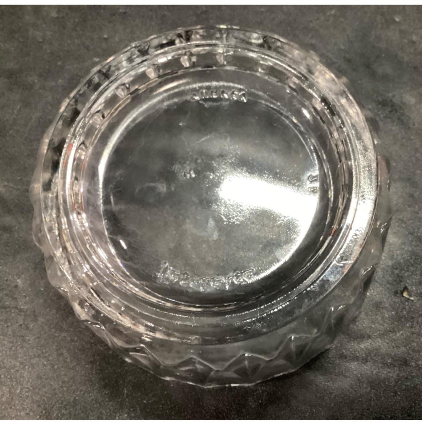 Pasabache Clear Cut Glass Dessert Bowls, Set of 4, Vintage Turkish Dinnerware - Thumbnail 5