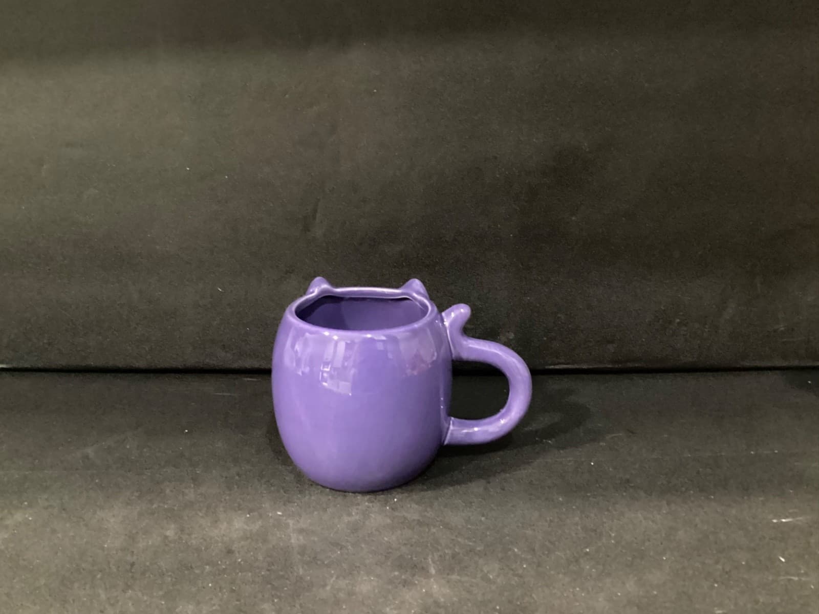 Vampire Kitty Mug 12 Ounce Ceramic Cup Dishwasher Safe Deep Purple Color - Thumbnail 10