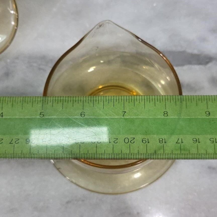 Indiana Glass Amber Gravy Boat, Vintage Tiara Sandwich Lidded Creamer Underplate - Thumbnail 10