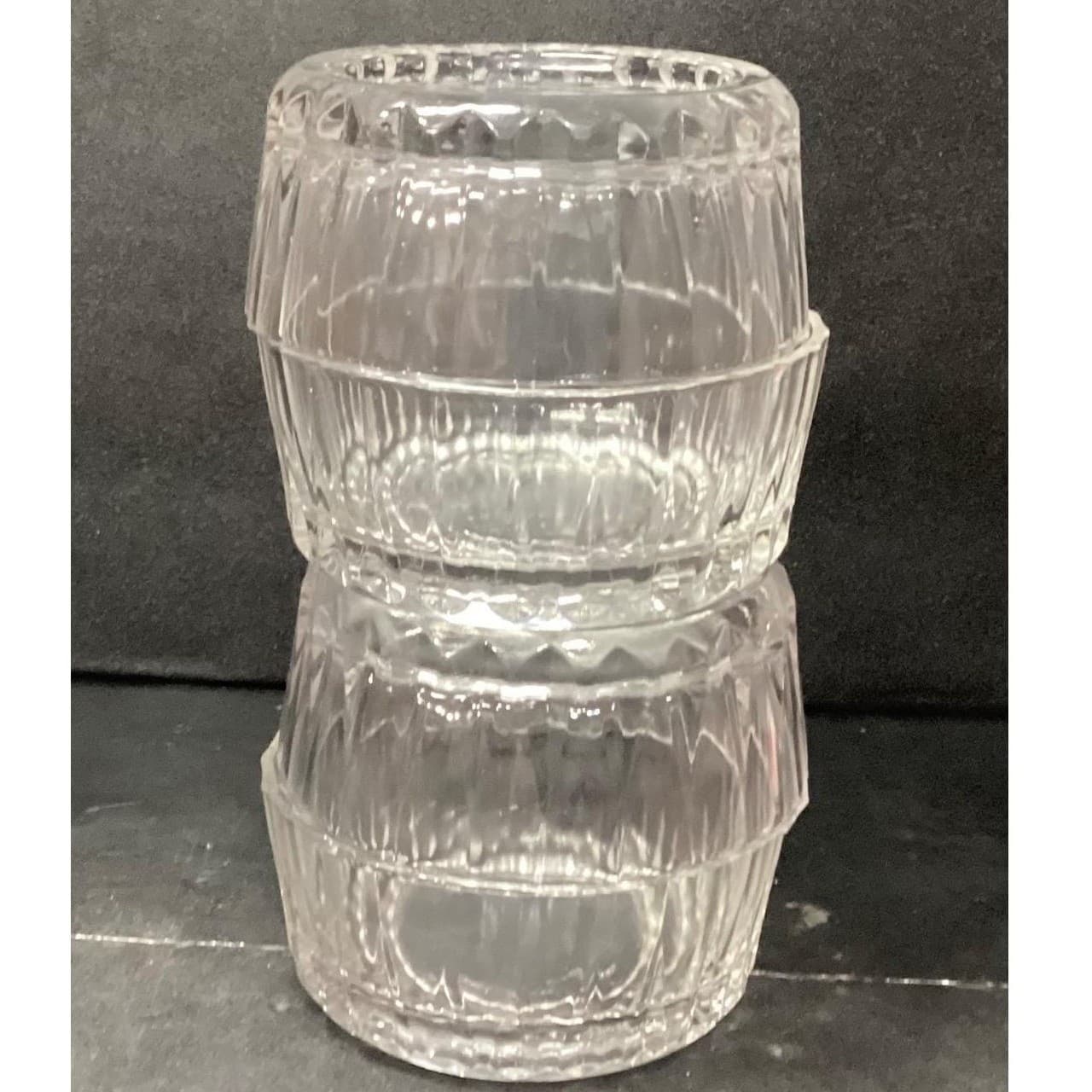 Pasabache Clear Cut Glass Dessert Bowls, Set of 4, Vintage Turkish Dinnerware - Thumbnail 9