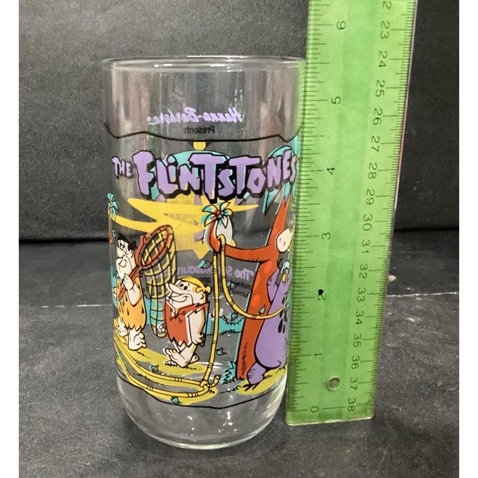 Hanna-Barbera The Flintstones First 30 Years Tumbler, Vintage Collectible Glass - Thumbnail 10