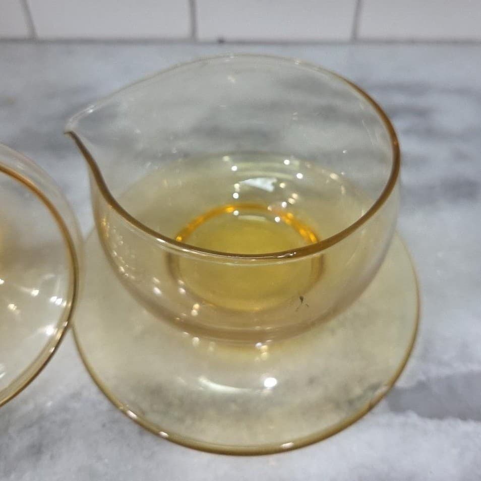 Indiana Glass Amber Gravy Boat, Vintage Tiara Sandwich Lidded Creamer Underplate - Thumbnail 7