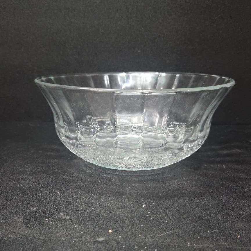 KIG Malaysia Cut Glass Serving Bowl, Diamond Fleur De Lis Design, Centerpiece - Thumbnail 8