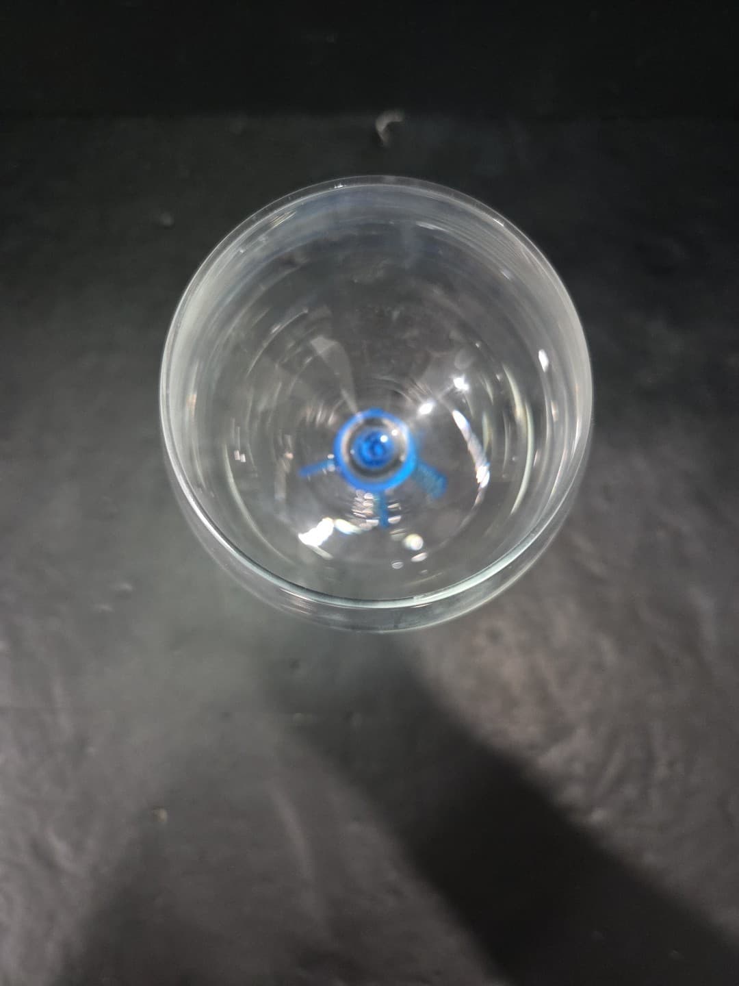 Murano Home Essentials Wine Glass with Blue Dolphin Stem Nautical Ocean - Thumbnail 6