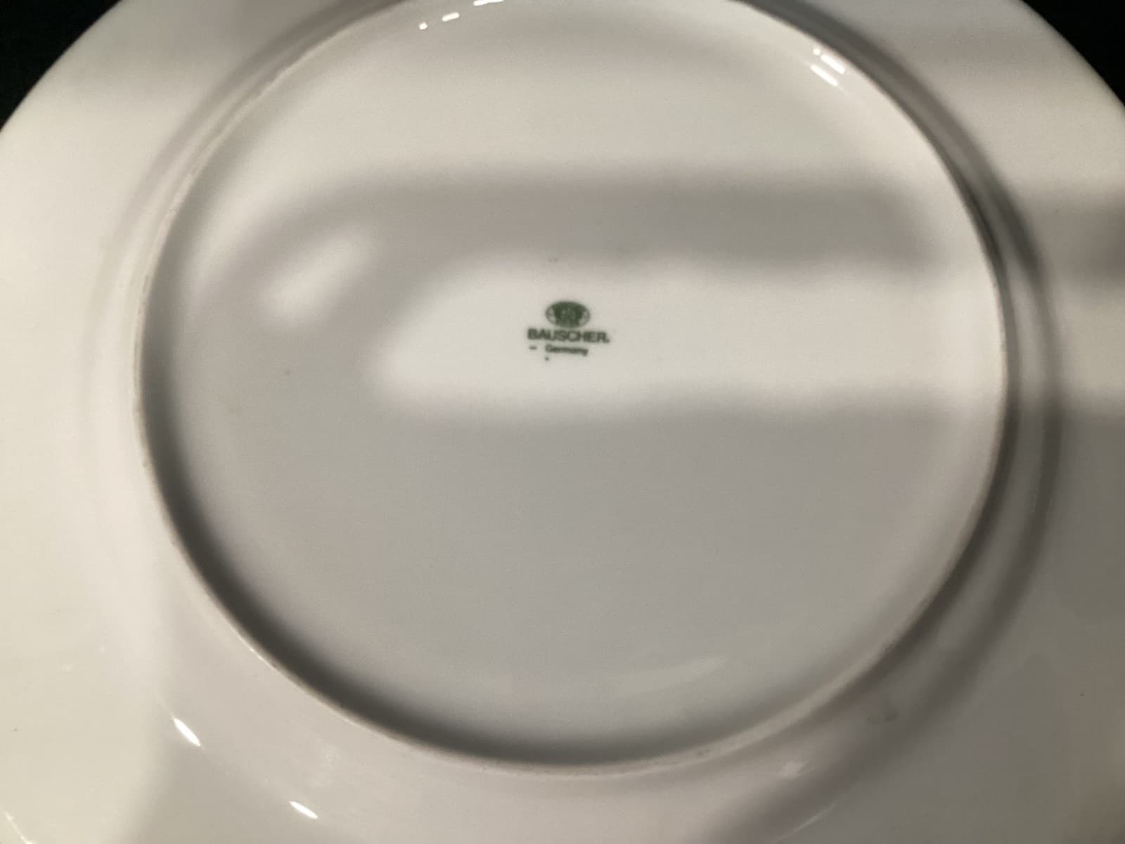 Vintage Bauscher Weiden Bavaria Germany Porcelain Chop Plate Platter - Thumbnail 4