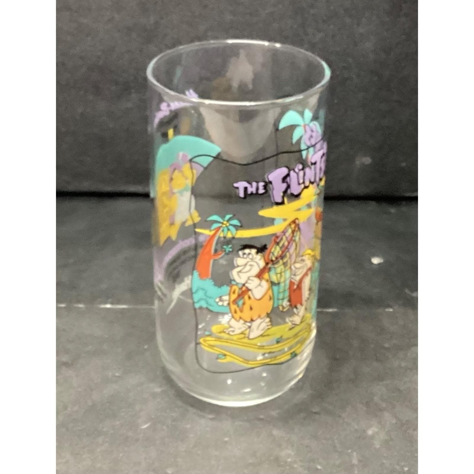 Hanna-Barbera The Flintstones First 30 Years Tumbler, Vintage Collectible Glass - Thumbnail 3