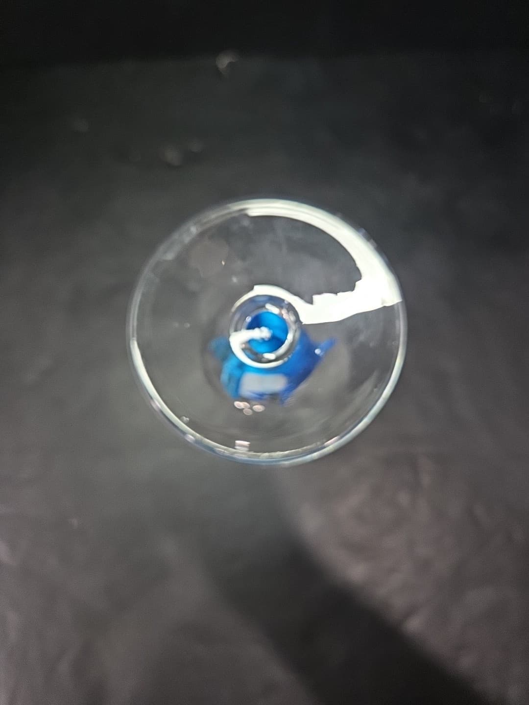Murano Home Essentials Wine Glass with Blue Dolphin Stem Nautical Ocean - Thumbnail 7