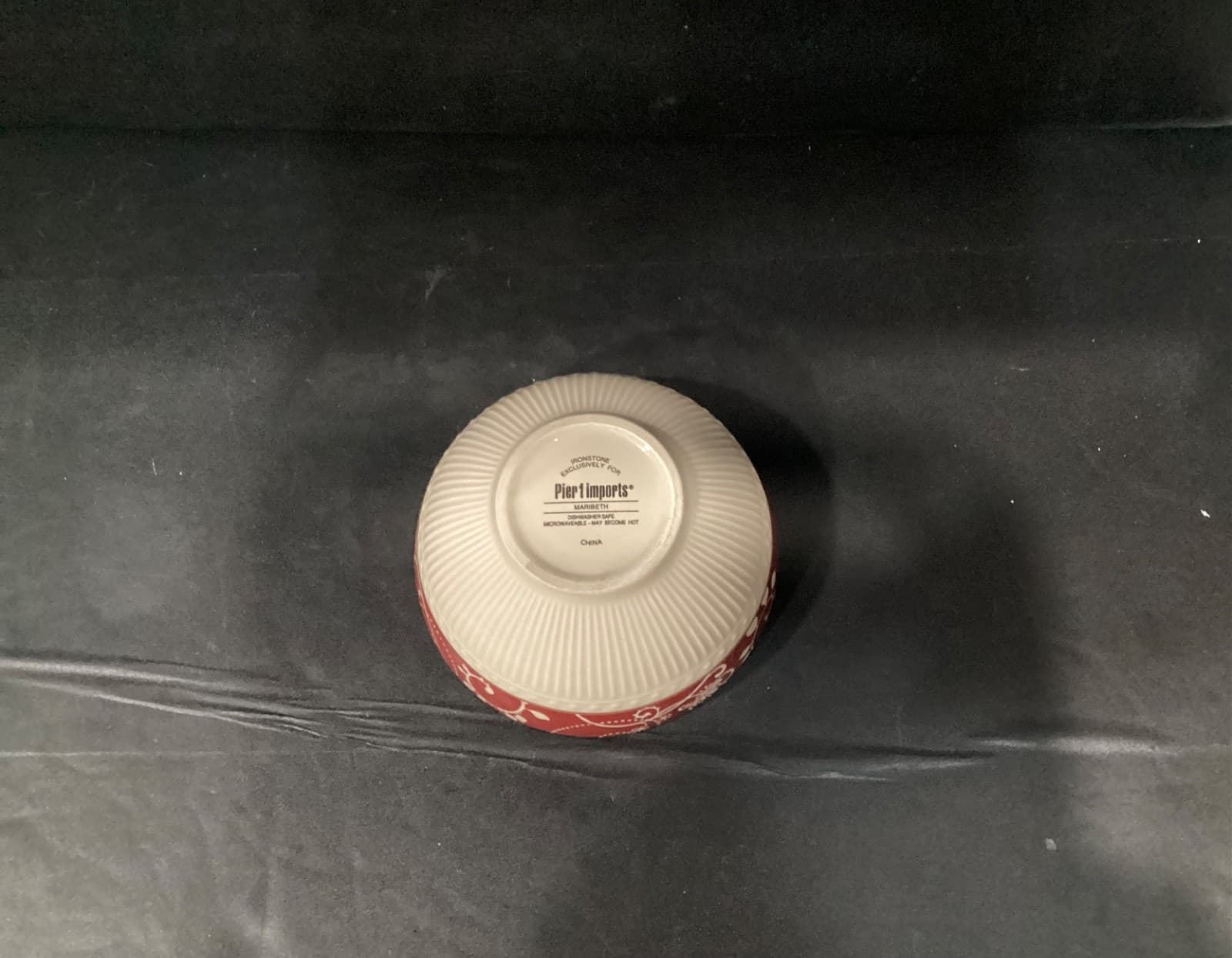 Pier 1 MARIBETH Soup/Cereal bowls 6" Ironstone Set Of 2 - Thumbnail 4