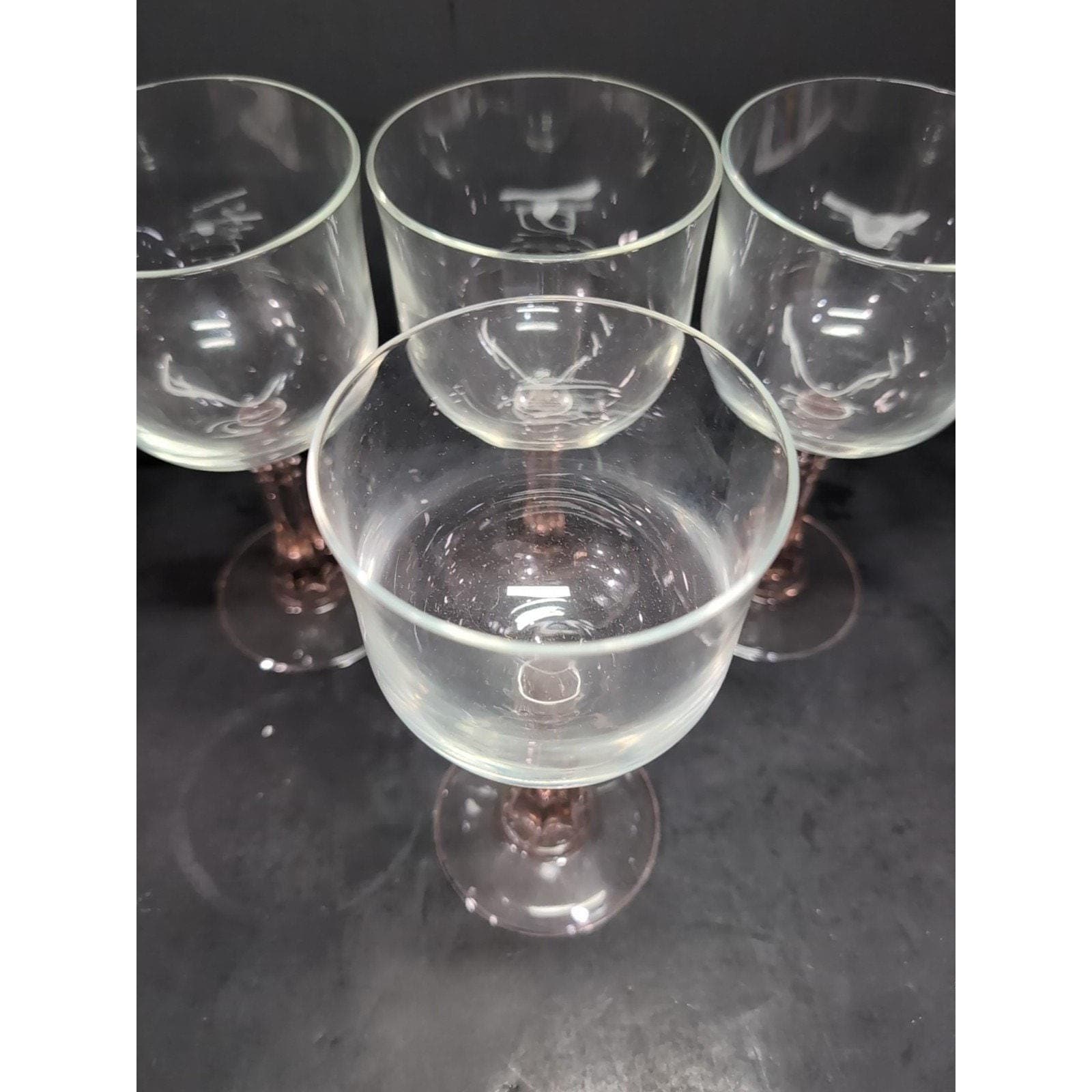 Cristal D'Arques Durand Blush Pink Wine Glasses, Set of 4, Stemware, Drinkware - Thumbnail 4