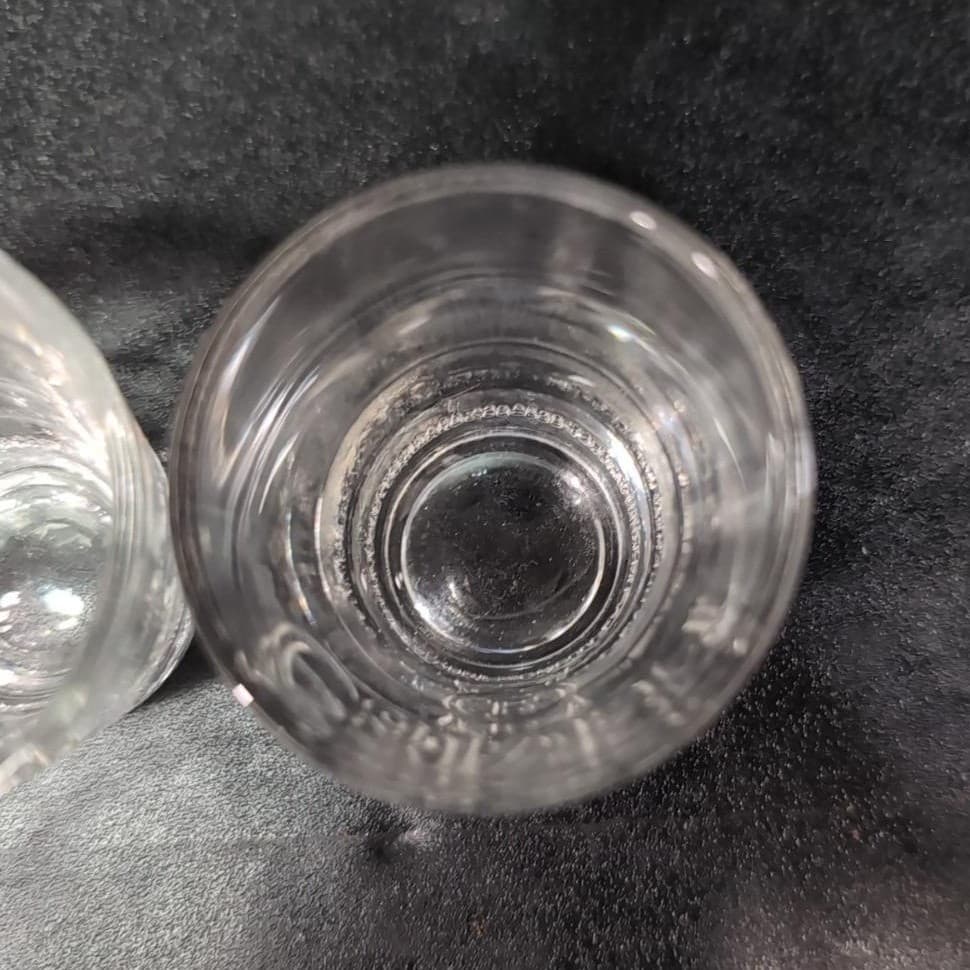 Calvert Whiskey Shot Glasses, Set of 2, Vintage A-B Taste Testing Design - Thumbnail 7