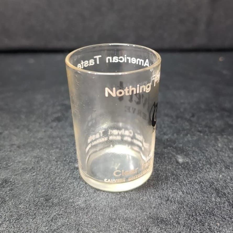 Calvert Reserve "Nothing Finer in American Taste" Shot Glass, Vintage Barware - Thumbnail 4