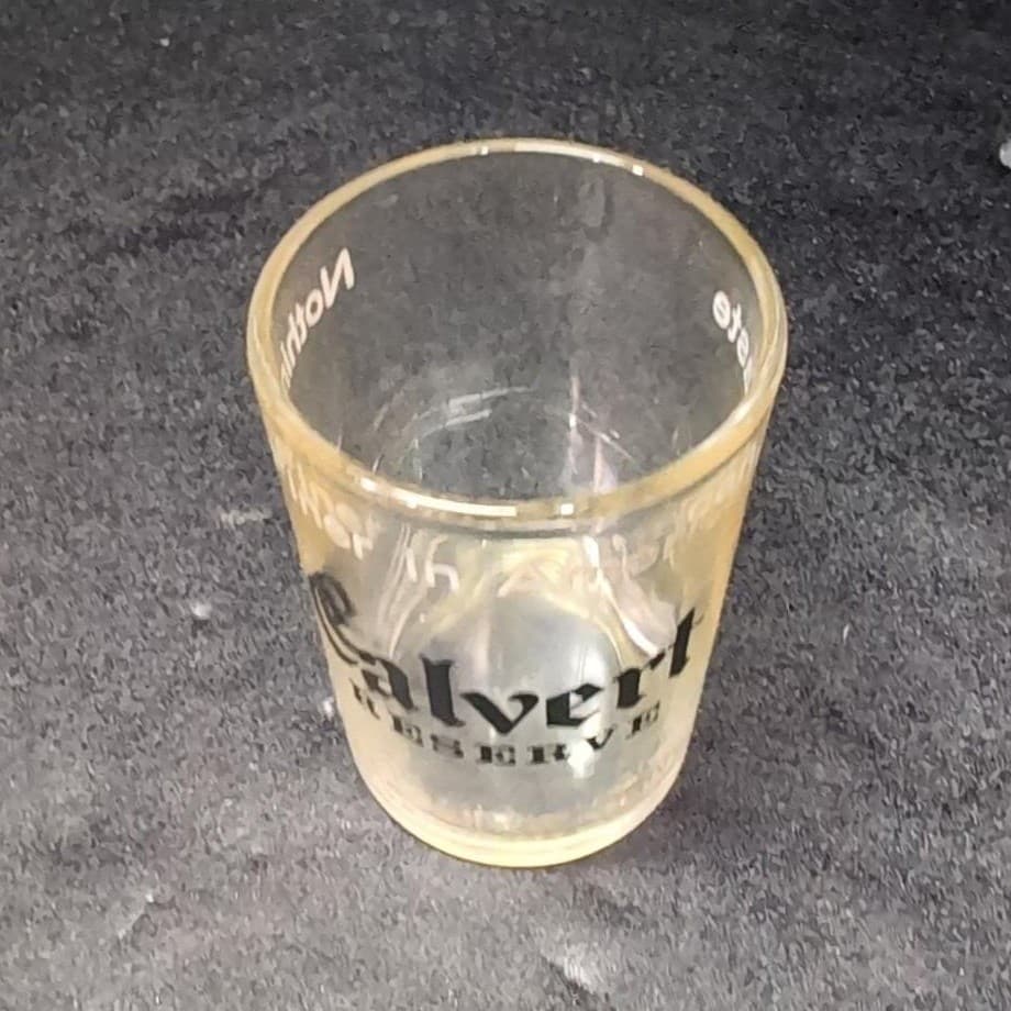 Calvert Reserve "Nothing Finer in American Taste" Shot Glass, Vintage Barware - Thumbnail 6