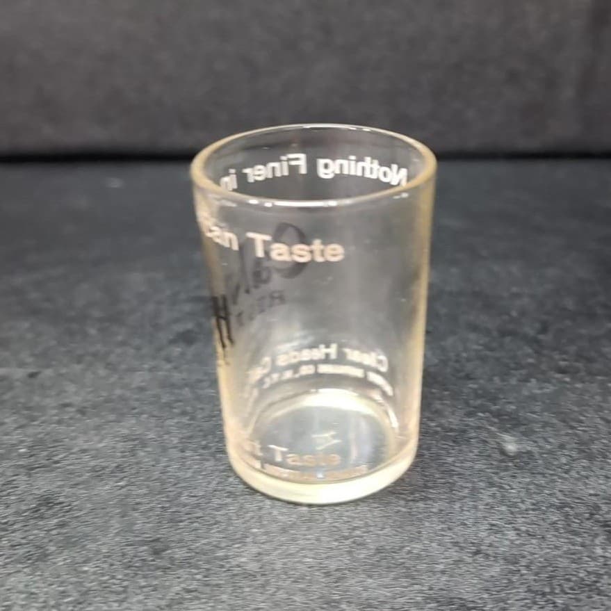 Calvert Reserve "Nothing Finer in American Taste" Shot Glass, Vintage Barware - Thumbnail 3