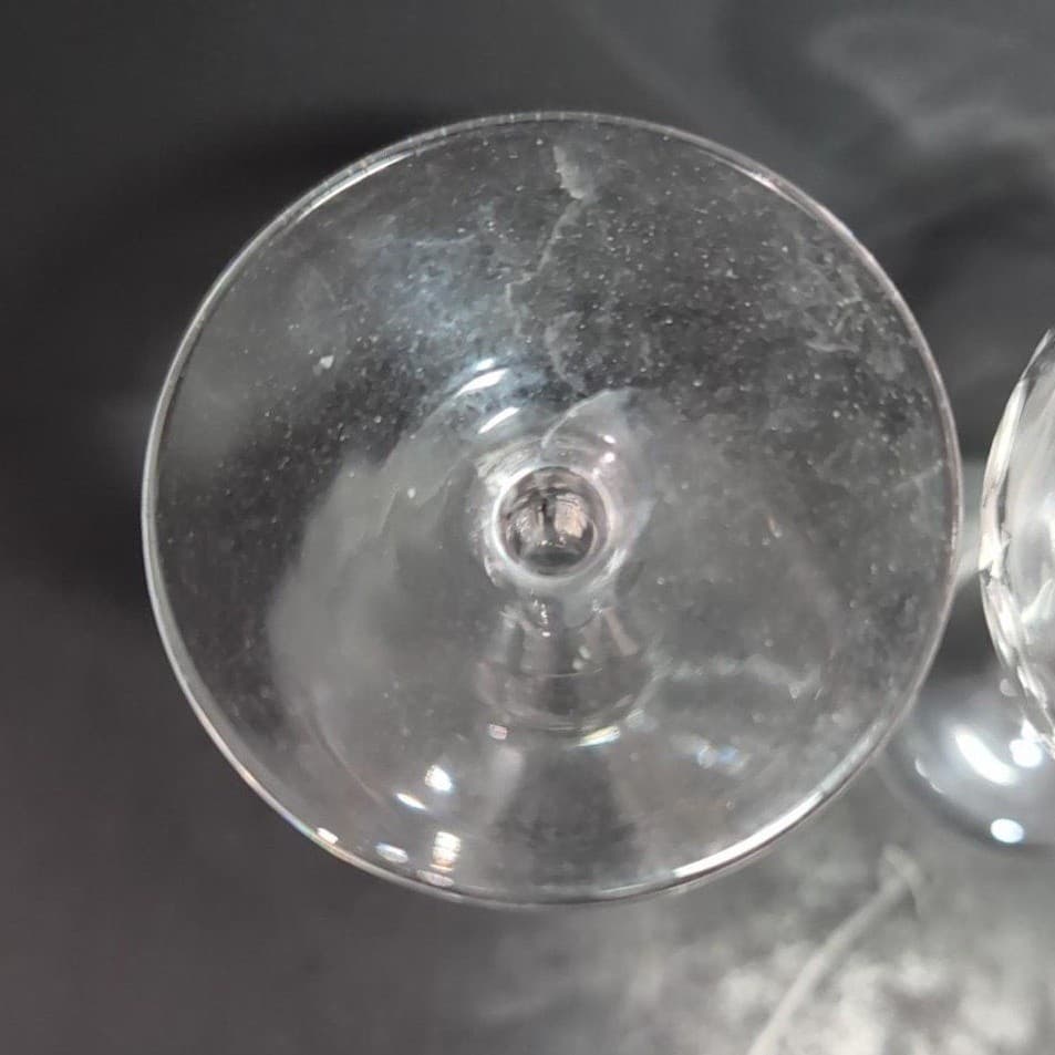 Lenox Candleglow Lead Crystal Wine Goblets, Set Of 2, Vtg Replacement Stemware - Thumbnail 8