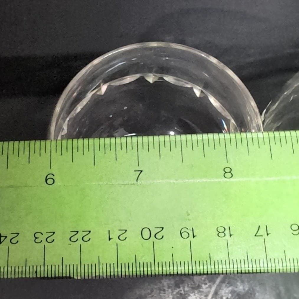 Lenox Candleglow Lead Crystal Wine Goblets, Set Of 2, Vtg Replacement Stemware - Thumbnail 10