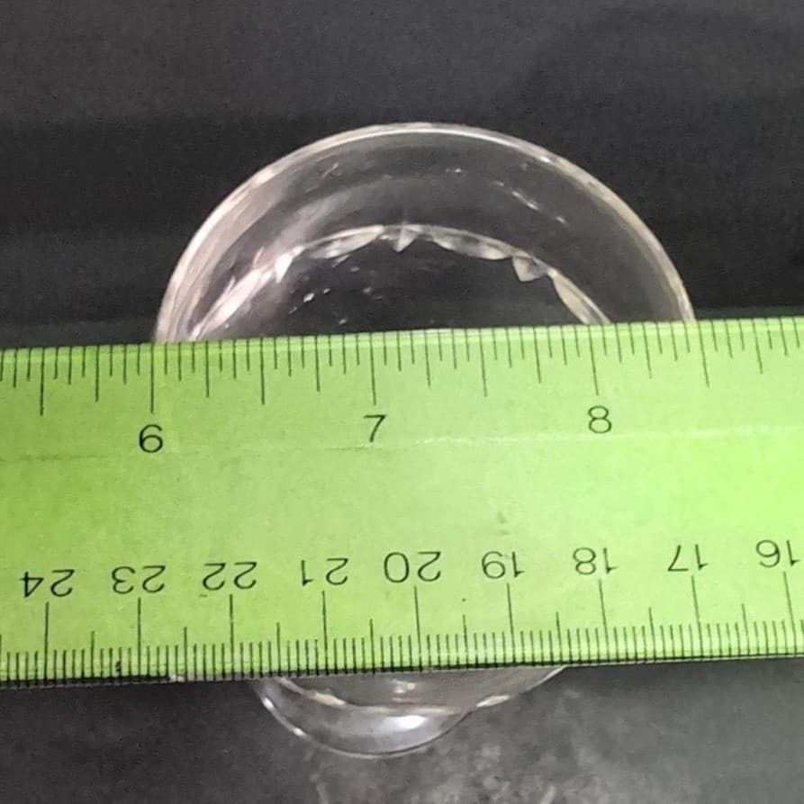 Lenox Candleglow Lead Crystal Wine Goblet, Vintage Replacement 7" Clear Stemware - Thumbnail 10