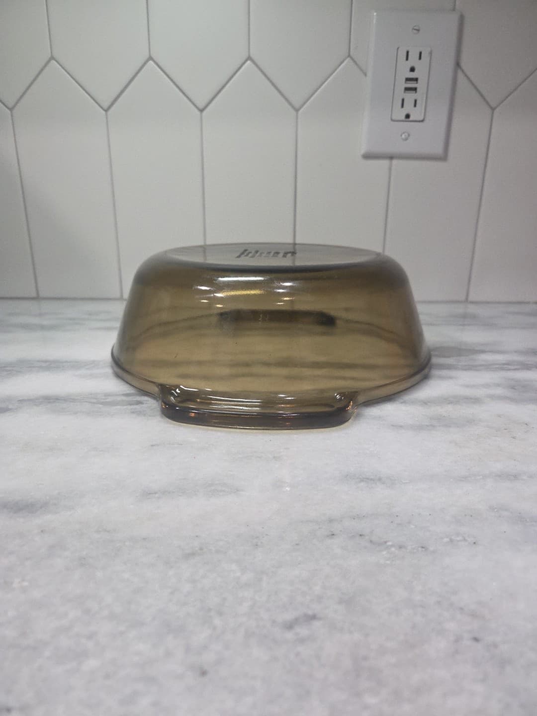Anchor Hocking Amber 2 Qt Casserole Dish, Round Glass Bakeware #1038, Cookware - Thumbnail 8