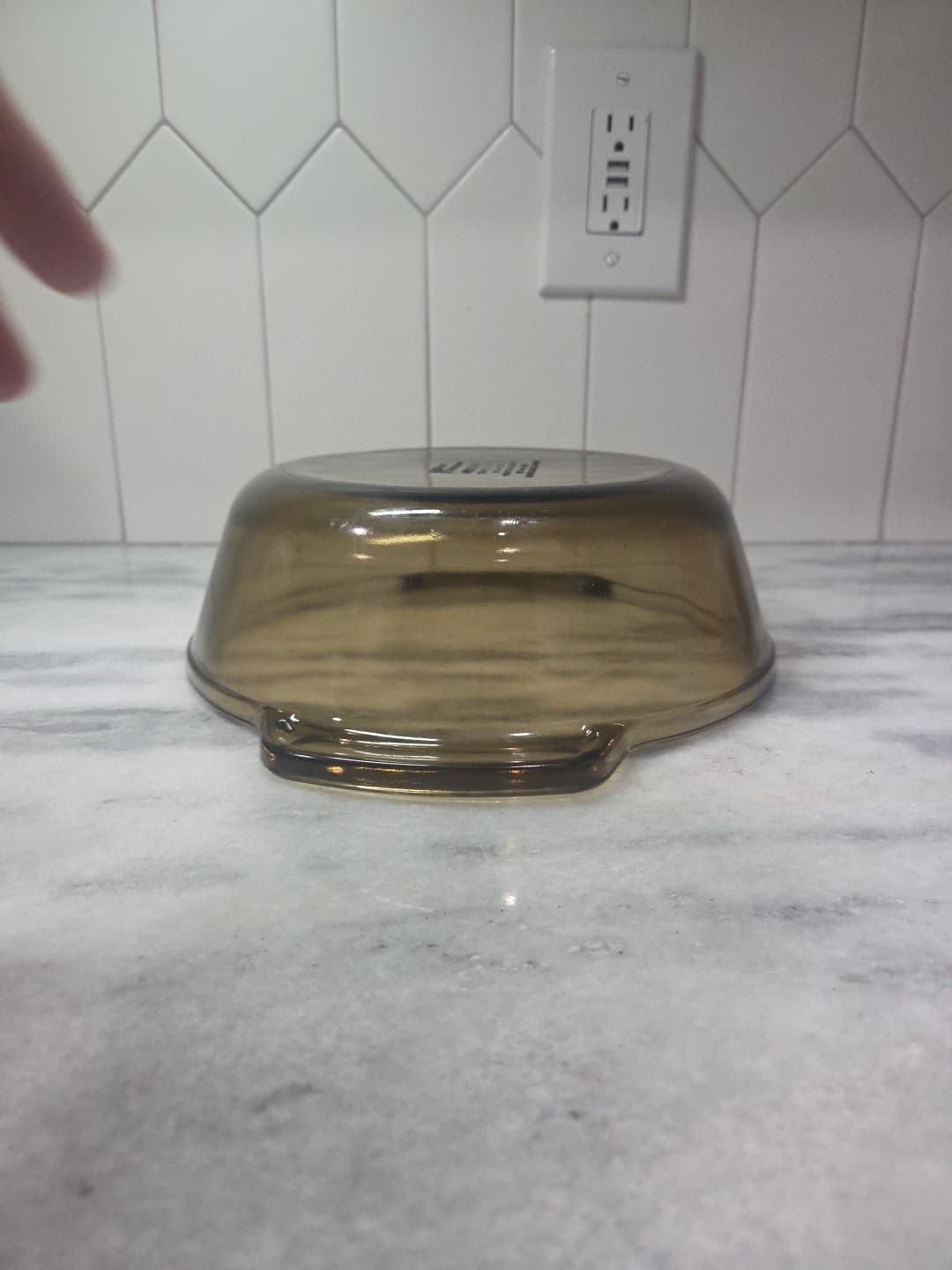 Anchor Hocking Amber 2 Qt Casserole Dish, Round Glass Bakeware #1038, Cookware - Thumbnail 6