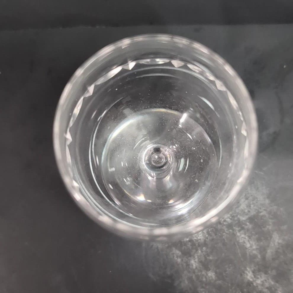 Lenox Candleglow Lead Crystal Wine Goblet, Vintage Replacement 7" Clear Stemware - Thumbnail 7