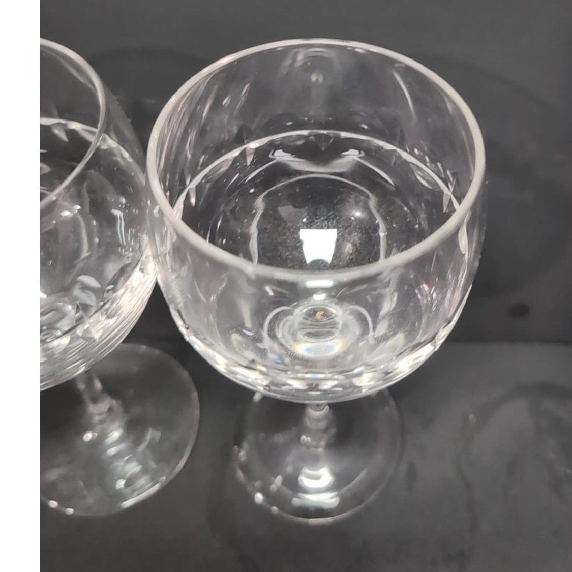 Lenox Candleglow Lead Crystal Wine Goblets, Set Of 2, Vtg Replacement Stemware - Thumbnail 6