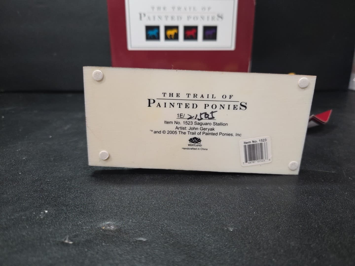 Trail of Painted Ponies Saguaro Stallion Figurine, Westland Giftware #1523, Box - Thumbnail 8