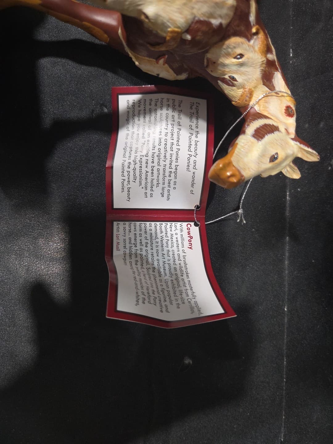 Trail of Painted Ponies CowPony Figurine, Westland Giftware #1584, Box/ Tag - Thumbnail 9