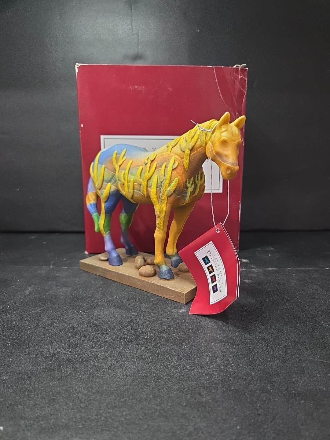 Trail of Painted Ponies Saguaro Stallion Figurine, Westland Giftware #1523, Box