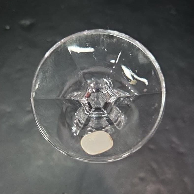 Bohemia Crystalex Ingrid Goblet, Vintage Czech Crystal Stemware, Drinkware - Thumbnail 8