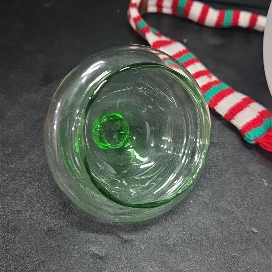 Princess House Snowman Candy Jar #PHC22, 4 Piece Set, Green Hat, Holiday Holder - Thumbnail 8