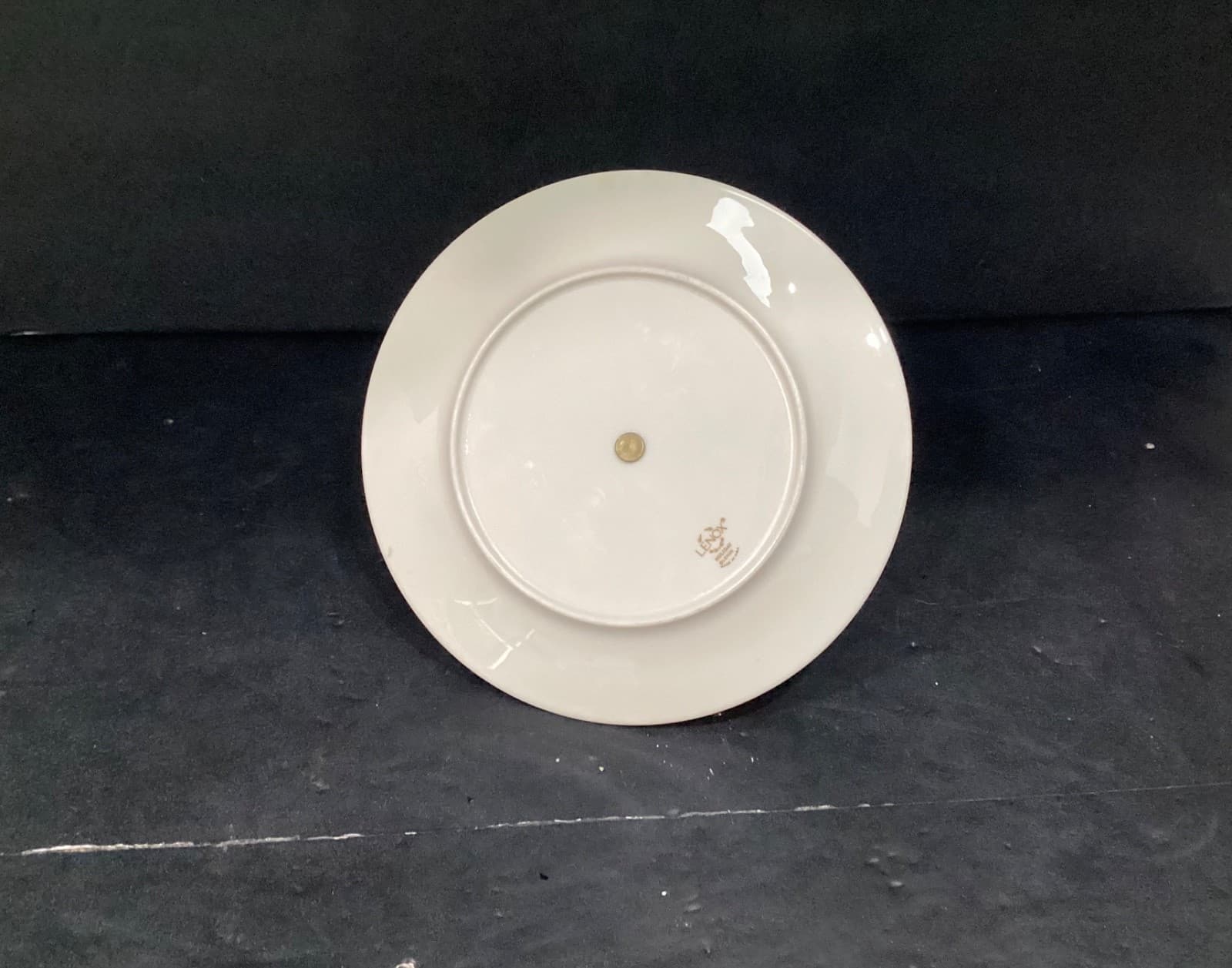Lenox Holiday 10.5” Serving Dish Plate With Handle Christmas Gold Color Trim - Thumbnail 3