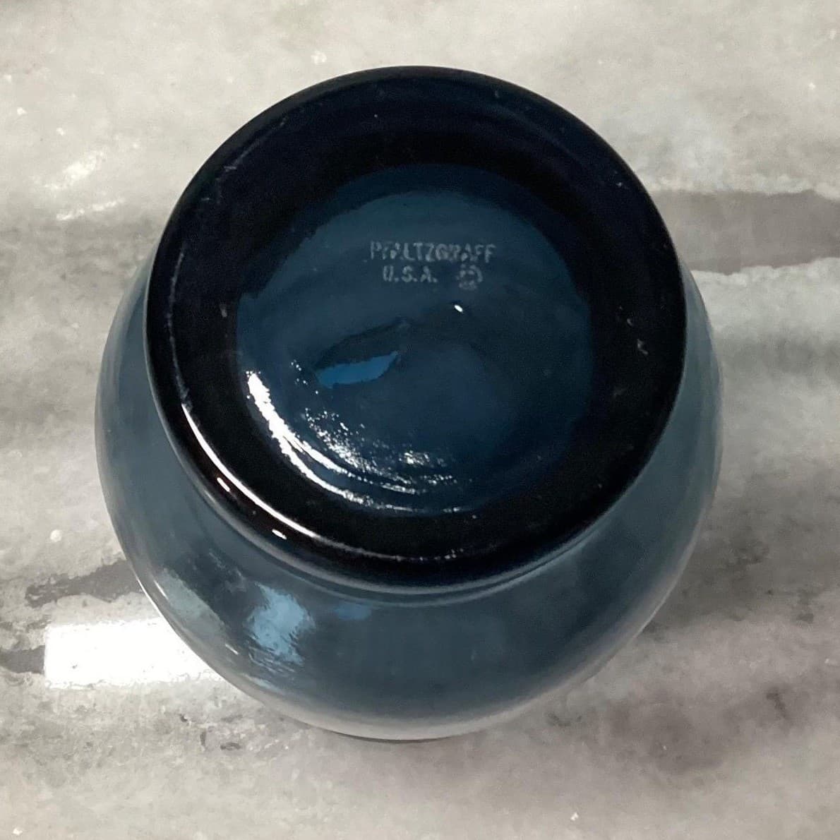 Pfaltzgraff Yorktowne Blue Tumblers, Set of 2, Vintage Etched Floral Design - Thumbnail 9
