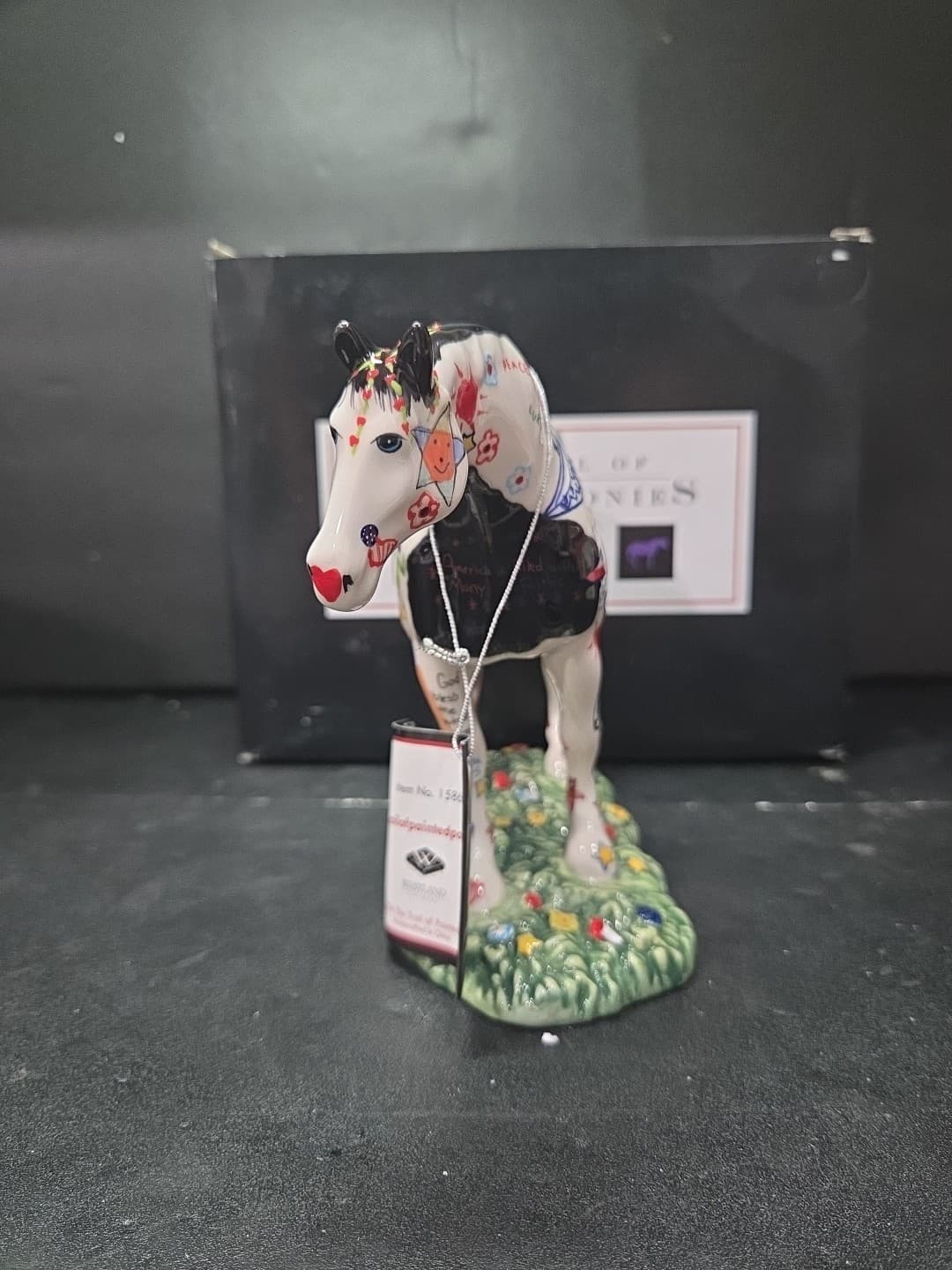 Trail of Painted Ponies Children's Prayer Pony Figurine, Westland #1586 Box/ Tag - Thumbnail 3
