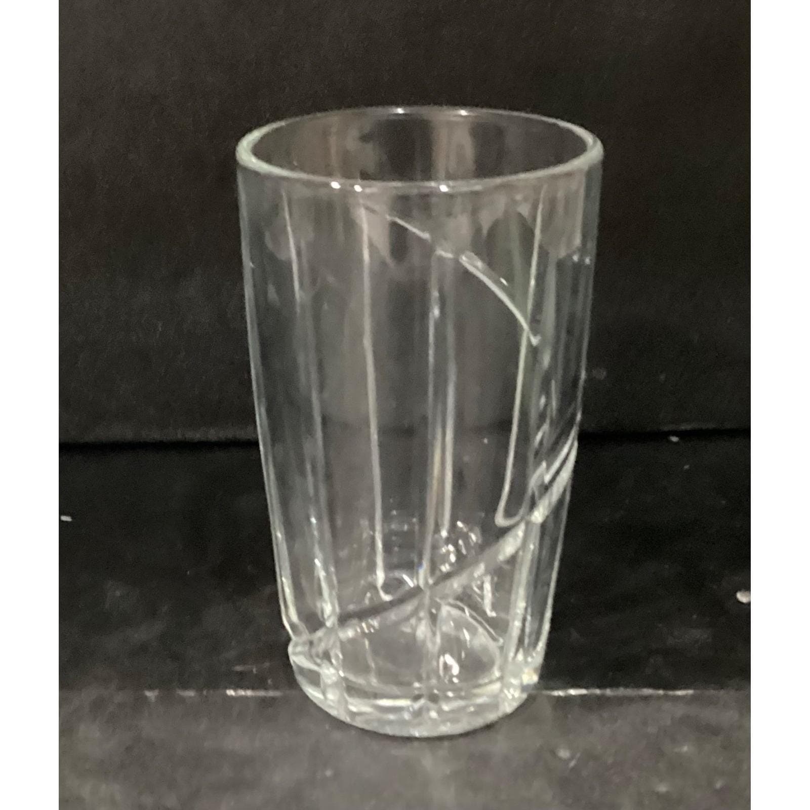 Mikasa Crystal Uptown Highball Glass, Vintage Vertical Swirl Tumbler, Drinkware - Thumbnail 4