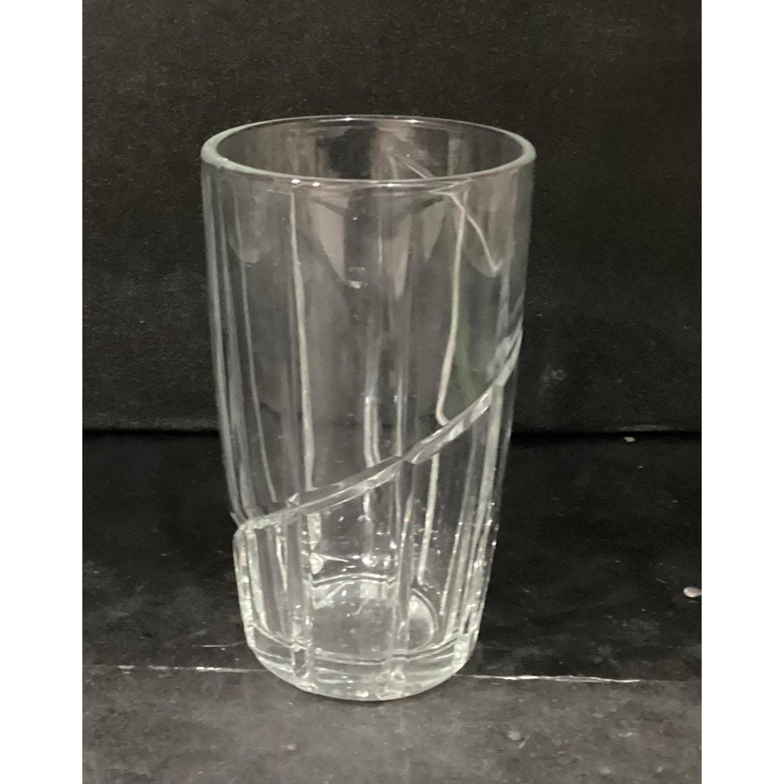 Mikasa Crystal Uptown Highball Glass, Vintage Vertical Swirl Tumbler, Drinkware - Thumbnail 3