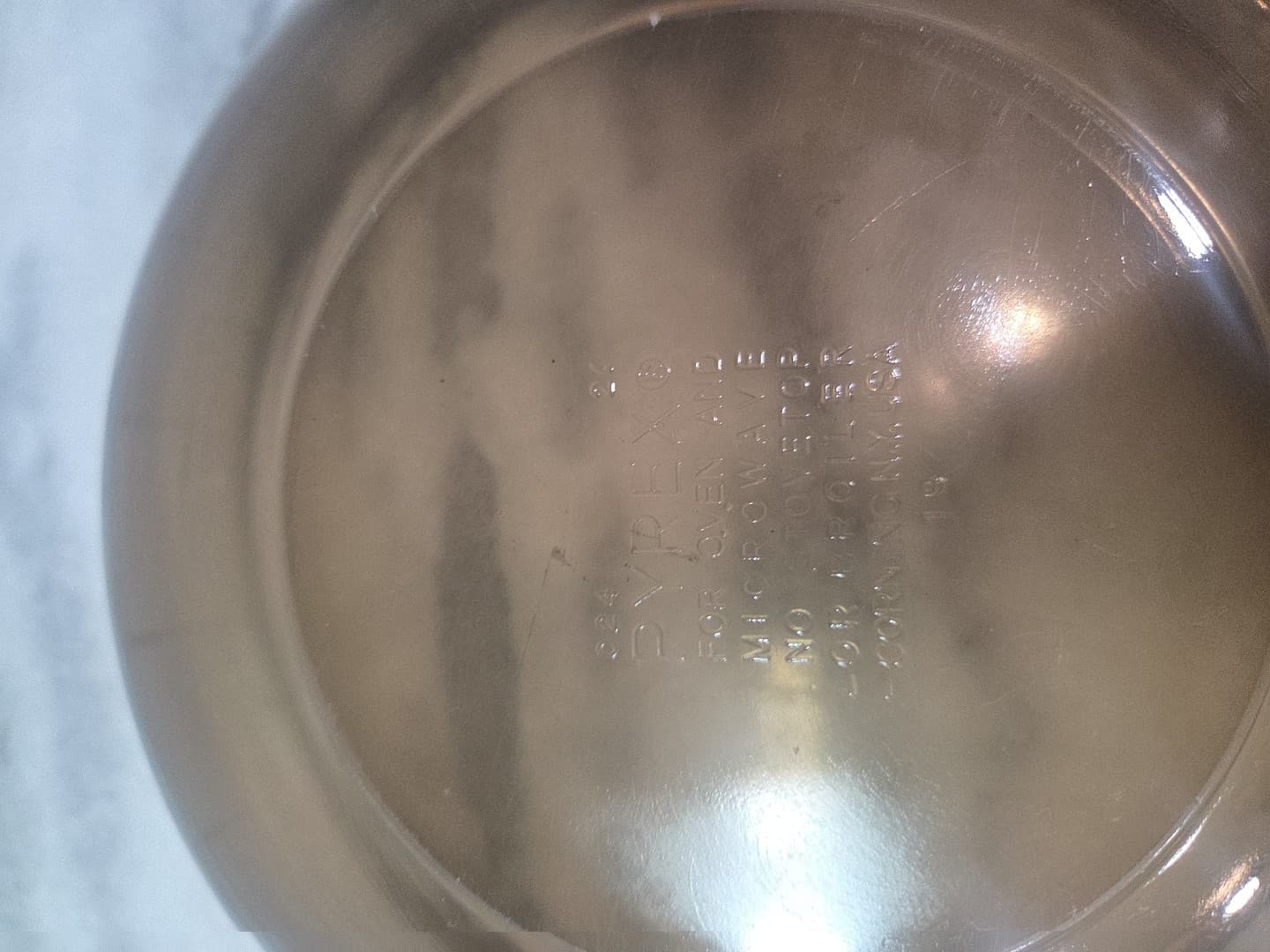 Pyrex Visions 2L Amber Casserole Dish, Amber Glass Cookware #024, Oven Safe Dish - Thumbnail 4