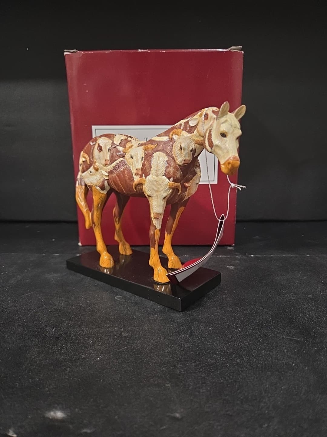 Trail of Painted Ponies CowPony Figurine, Westland Giftware #1584, Box/ Tag