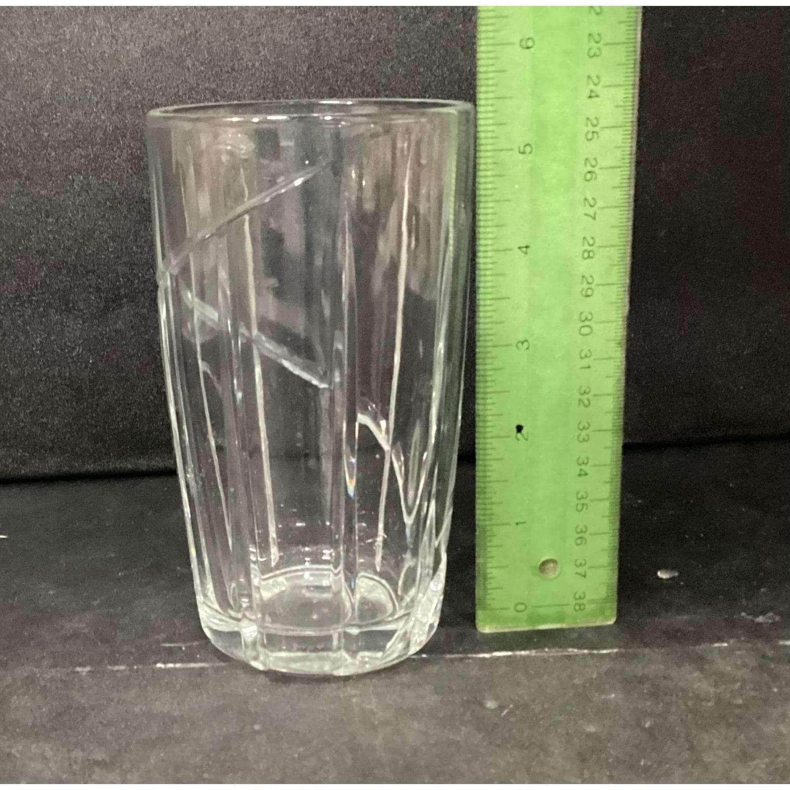 Mikasa Crystal Uptown Highball Glass, Vintage Vertical Swirl Tumbler, Drinkware - Thumbnail 10
