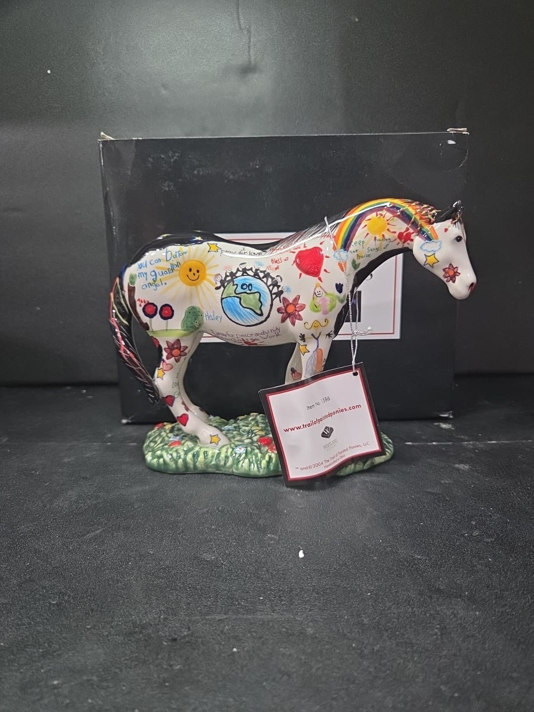 Trail of Painted Ponies Children's Prayer Pony Figurine, Westland #1586 Box/ Tag